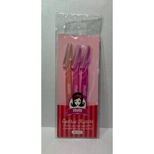 Stella Eyebrow Razors – 3‑Pack – Quick & Easy Facial Hair Removal